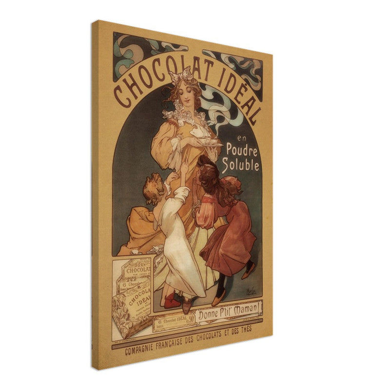 Art Nouveau Alphonse Mucha Chocolat Ideal.