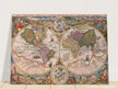 1594 World map Orbis Terrarum Typus de Integro Multis in Locis Emendatus by Petrus Plancius