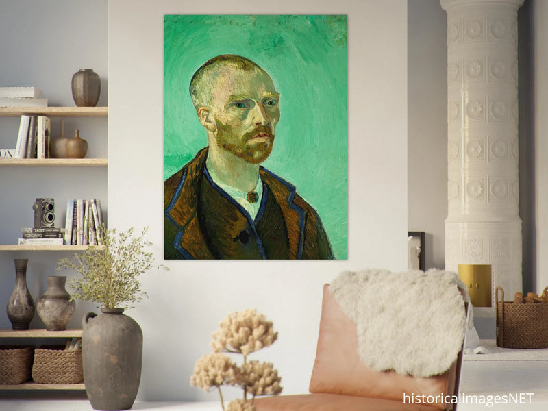 Self Portrait Dedicated to Paul Gauguin by Vincent Van Gogh
