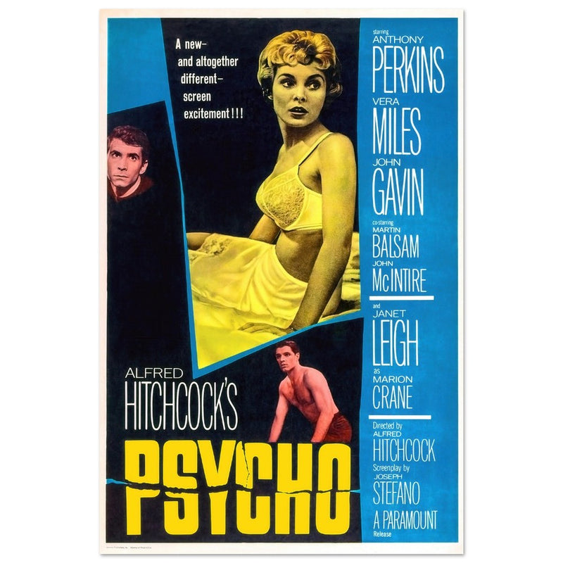Psycho movie poster.