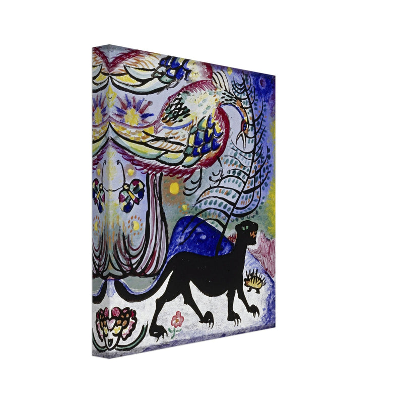 Imaginary Bird and Black Panther by Wassily Kandinsky
