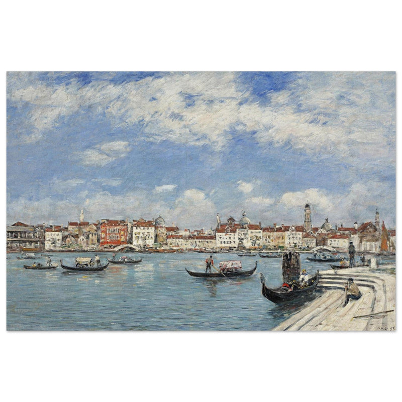 Venice, view from San Giorgio painting by Eugene Boudin