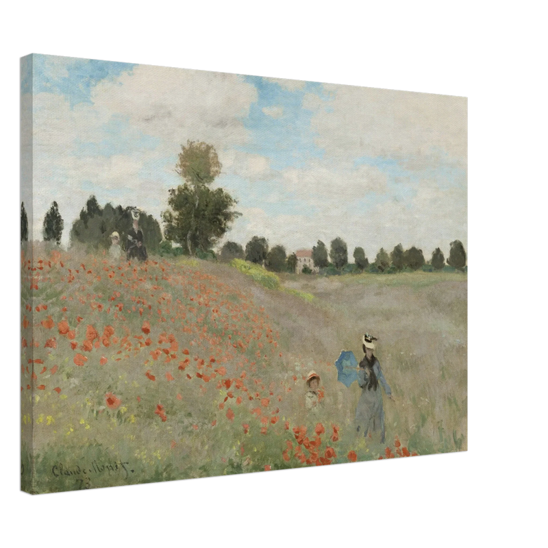 Poppy Field by Claude Monet