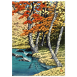 Autumn in Oirase by Kawase Hasui