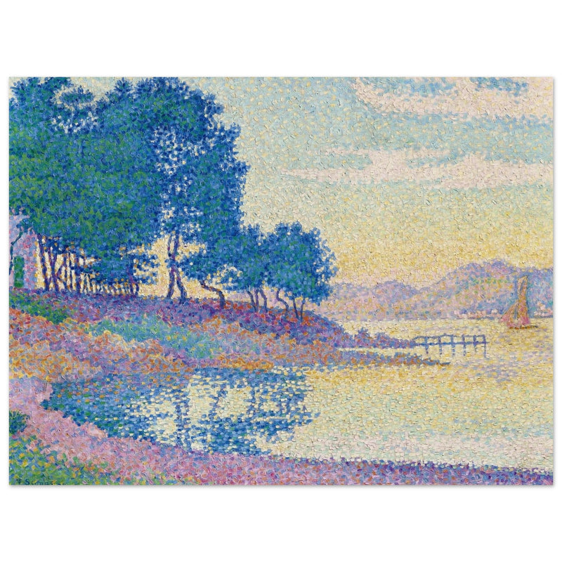 Paul Signac Calanque des Canoubiers Pointe de Bamer, Saint-Tropez painting