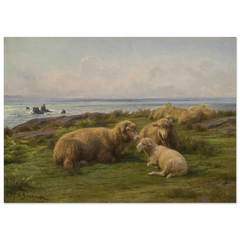 Sheep by the Sea by Rosa Bonheur.