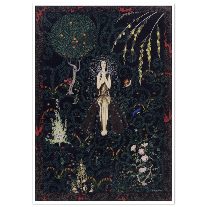 Kay Nielsen and his illustration Flowers and Flames 1921 .