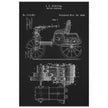 Motor Vehicle patent drawing by James Frank Duryea.