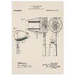 Hair Drier patent drawing by G M Kazanjian