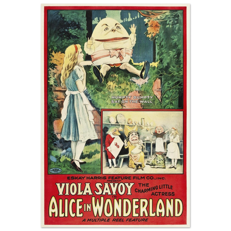 Alice in Wonderland movie poster.