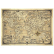 Pictorial Map of the World Wonders  by Ernest Dudley Chase.