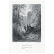 Gustave Dore illustration of King Arthur legend . The Dawn of Love. From the book Idylls of the King by Alfred Tennyson.