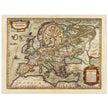 Ancient map of Europe and the Celts. Europam sive Celticam veterem by Abraham Ortelius.