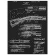Firearm historic patent 1900. Matte paper