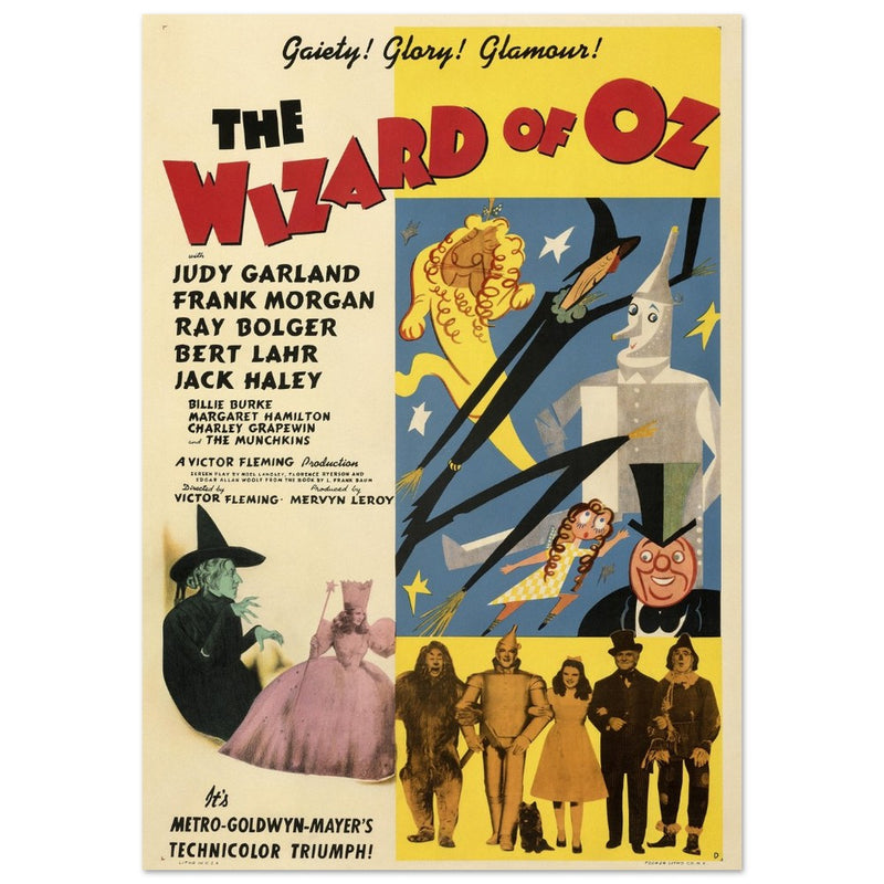 The Wizard of Oz movie poster.