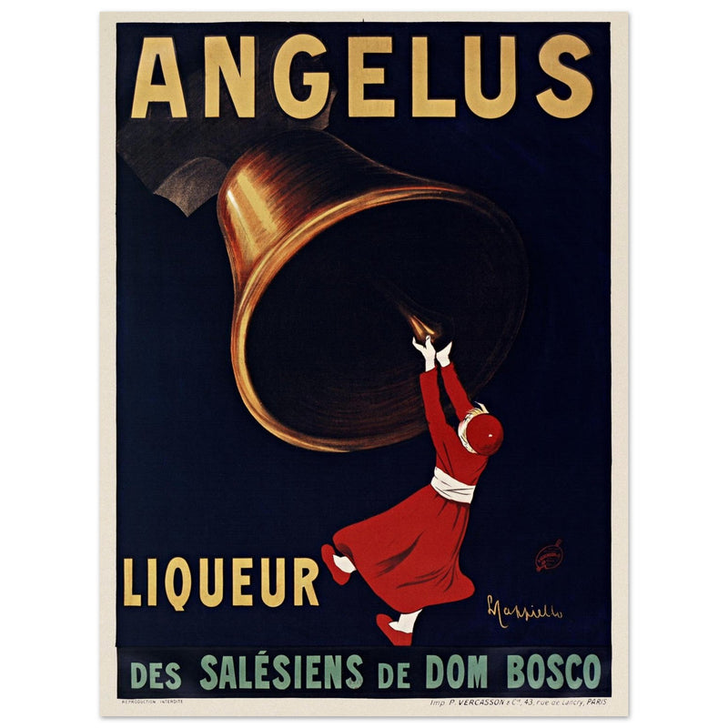 Angelus liqueur des Salesiens de dom Bosco advertising vintage poster by Leonetto Cappiello.