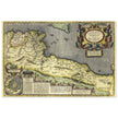 Ancient map of North Africa. Africae Propriae Tabula by Abraham Ortelius