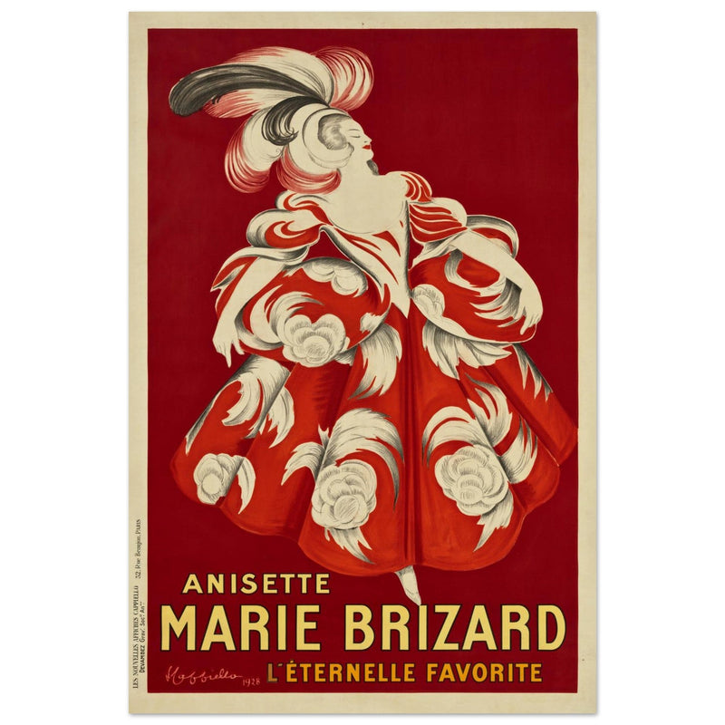 Anisette Marie Brizard vintage advertising poster by Leonetto Cappiello.