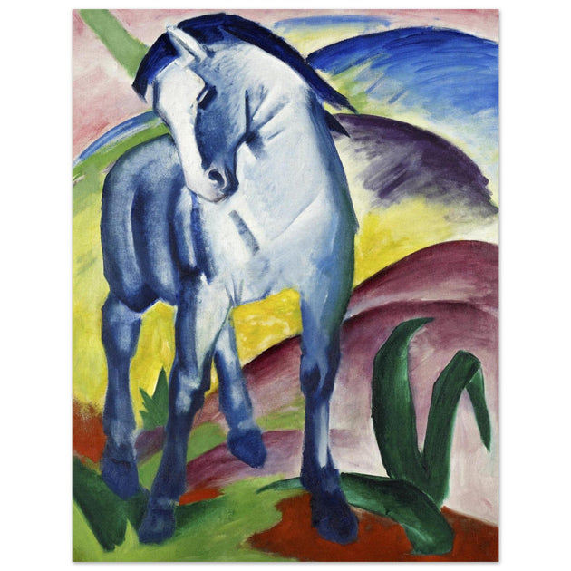 Blue Horse I by Franz Marc painting