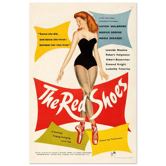 The Red Shoes movie poster.