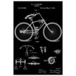 Vintage bicycle patent by Richard J Gatling 1894