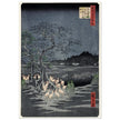Fox Fires on New Year’s Eve at the Changing Tree in Oji by Utagawa Hiroshige