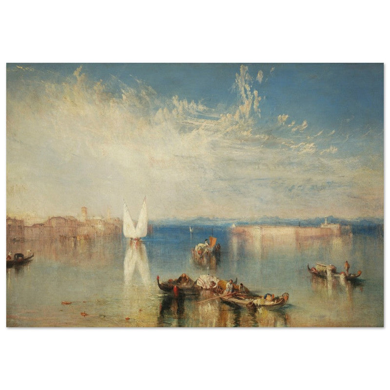 The Campo Santo Venice Italy antique painting by Joseph Mallord William Turner.