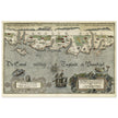Map of the South Coast between the Isle of Wight and Dover United Kingdom by Lucas Jansz