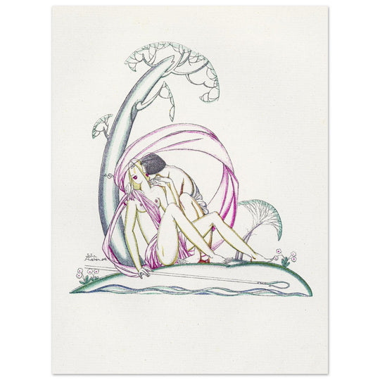 Daphnis and Chloe illustration by John Austen.