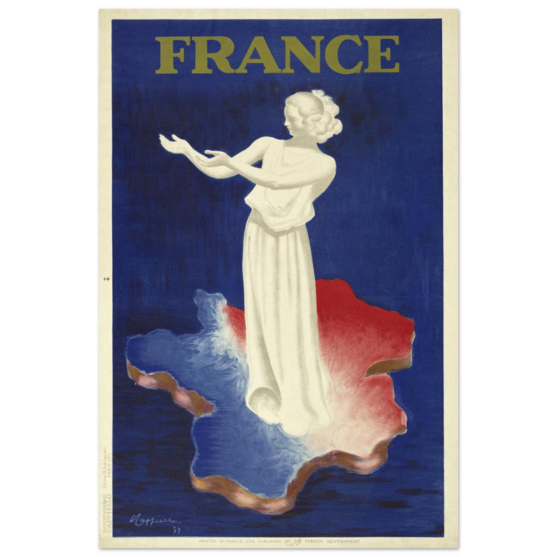 France advertising vintage poster by Leonetto Cappiello in 1937.