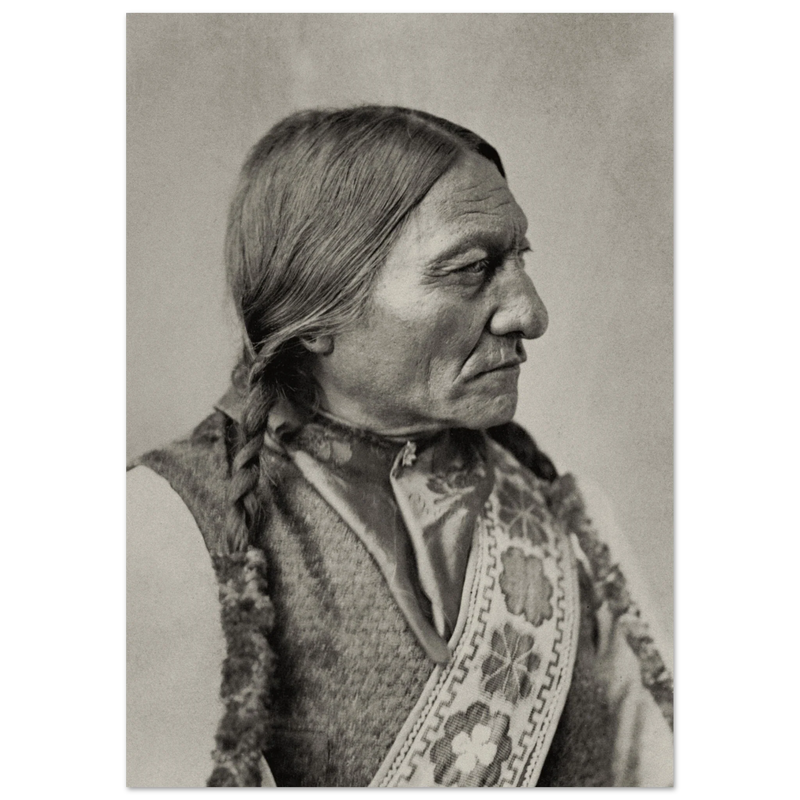 Sitting Bull native american indian leader.