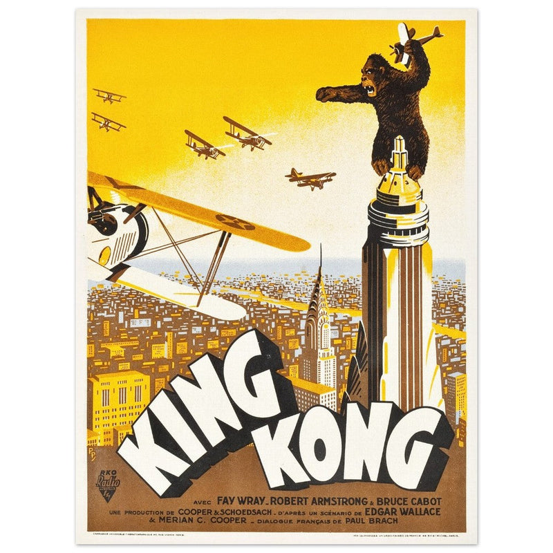 King Kong movie poster. French edition.