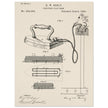 Electric Flat Iron patent by Henry W. Seeley Patent 259.054