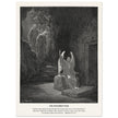 Gustave Dore The Bible engraving print . The Resurrection illustration .