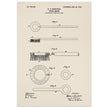 Toothbrush patent illustration by H E Sandiford.