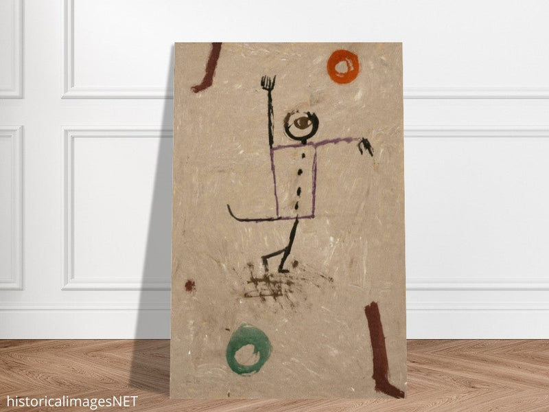 Paul Klee Arie des Tenor Buffo abstract painting.