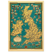 Old map of the British islands by Ernest Dudley Chase