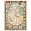 Historical Map of the American Expeditionary Force World War I by Ezra C. Stiles and Paul C. Bowman