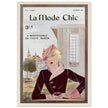 La Mode Chic old vintage fashion magazine cover from the 30s.