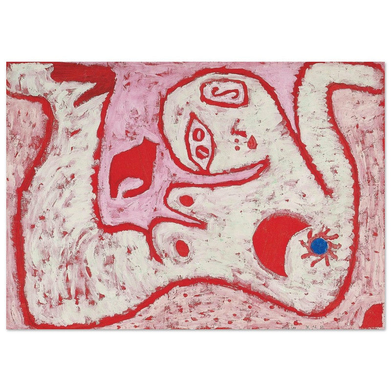 Paul Klee A Woman For Gods abstract painting.
