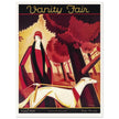 Vanity Fair vintage cover  1926 by Victor Bobritsky Elegant woman with dog -