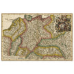 Nova Totius Germaniae Descriptio Geographica  ancient map of Germany by Heinrich Scherer