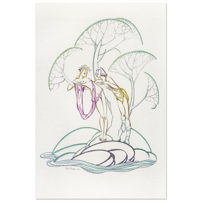 Daphnis and Chloe illustration by John Austen.