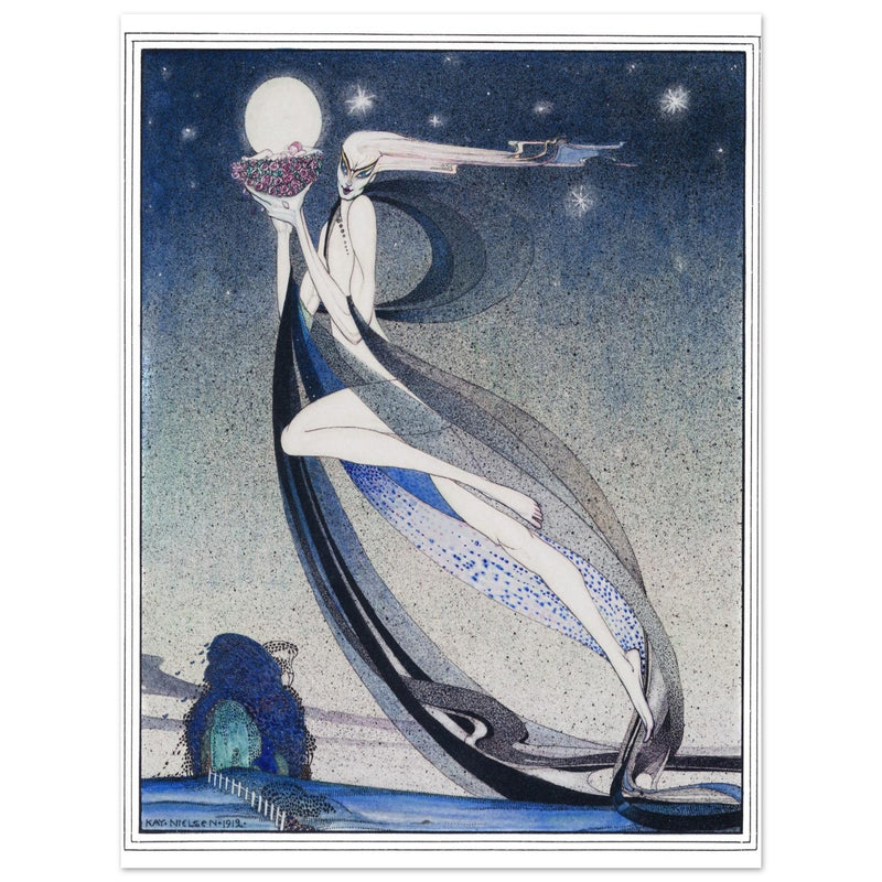 Kay Nielsen and his illustration  Felicia or The Pot of Pinks.