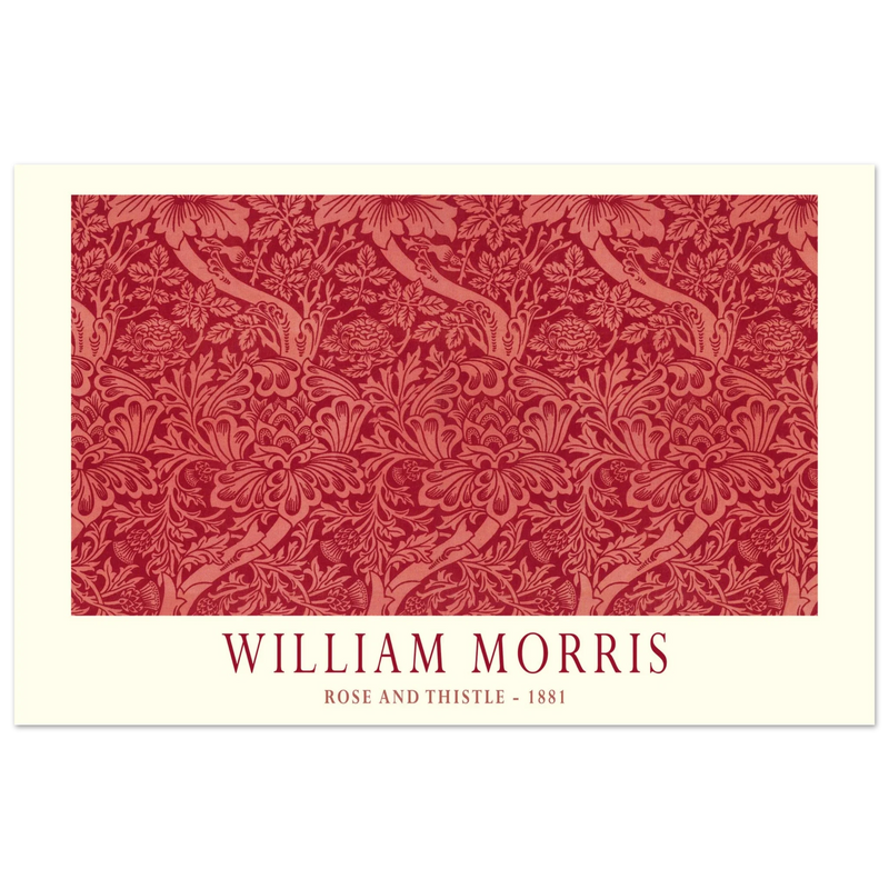 William Morris Rose and Thistle 1881.