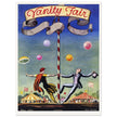 Vanity Fair magazine vintage cover by Rockwell Kent 1923. Two artists dancing at the circus.
