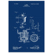 Carbureter vintage patent illustration by John Ford.