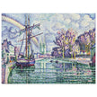 Paul Signac Quimper Quai de l'Odet, Quimper Odet Embankment painting