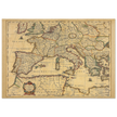 Ancient Europe map print from 1650. Lumen Historiarum per Occidentem by Petrus Kaerius
