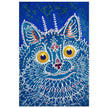 Cat Gouache by Louis Wain.